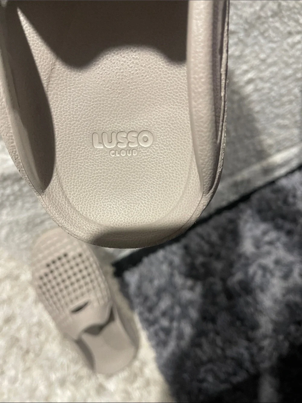 Lusso Cloud Taupe Slip-On Water Shoes with Breathable Grid Upper